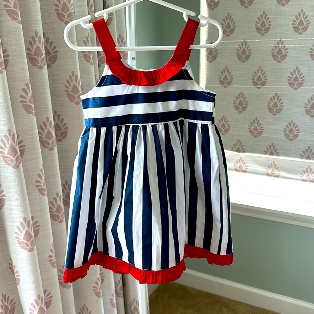 New! Red and Blue Dress 3T